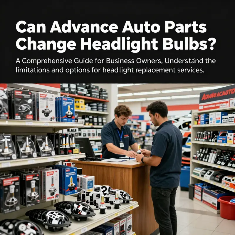 Interior of an Advance Auto Parts store, focusing on automotive parts availability.