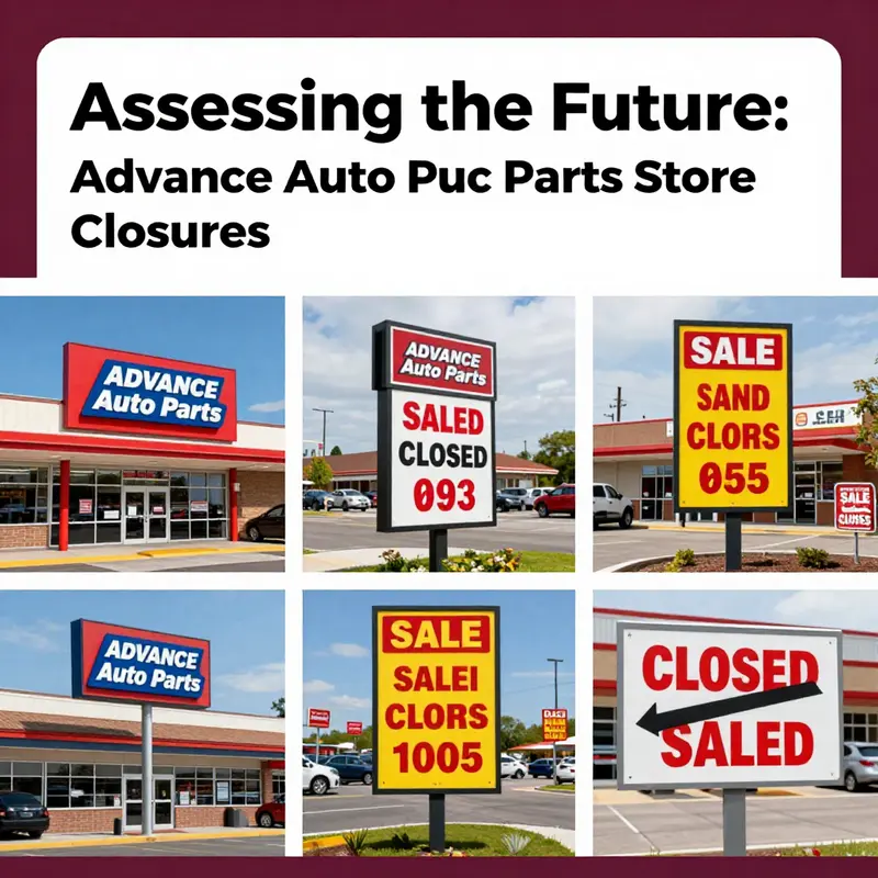 A visual overview of the Advance Auto Parts locations impacted by the closure plan.