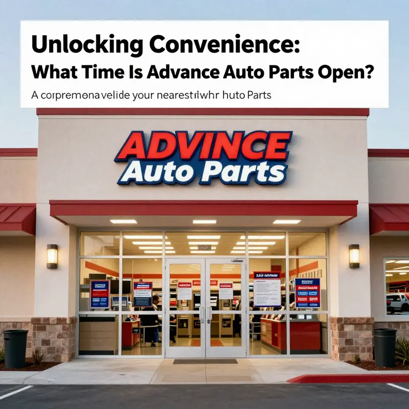 Exterior view of an Advance Auto Parts store with signage and inviting entrance.