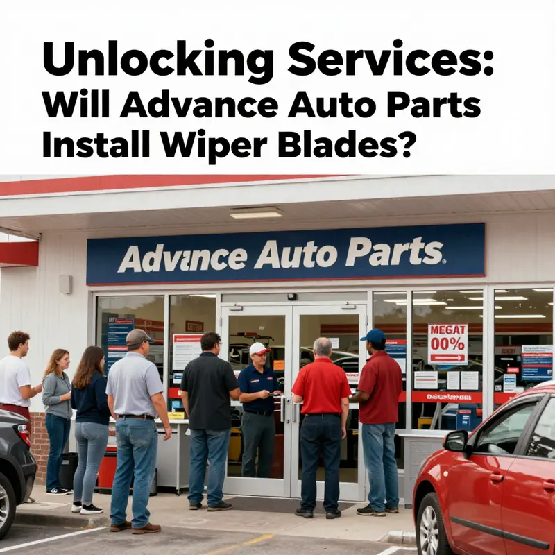 An Advance Auto Parts store showcasing customer service in action.