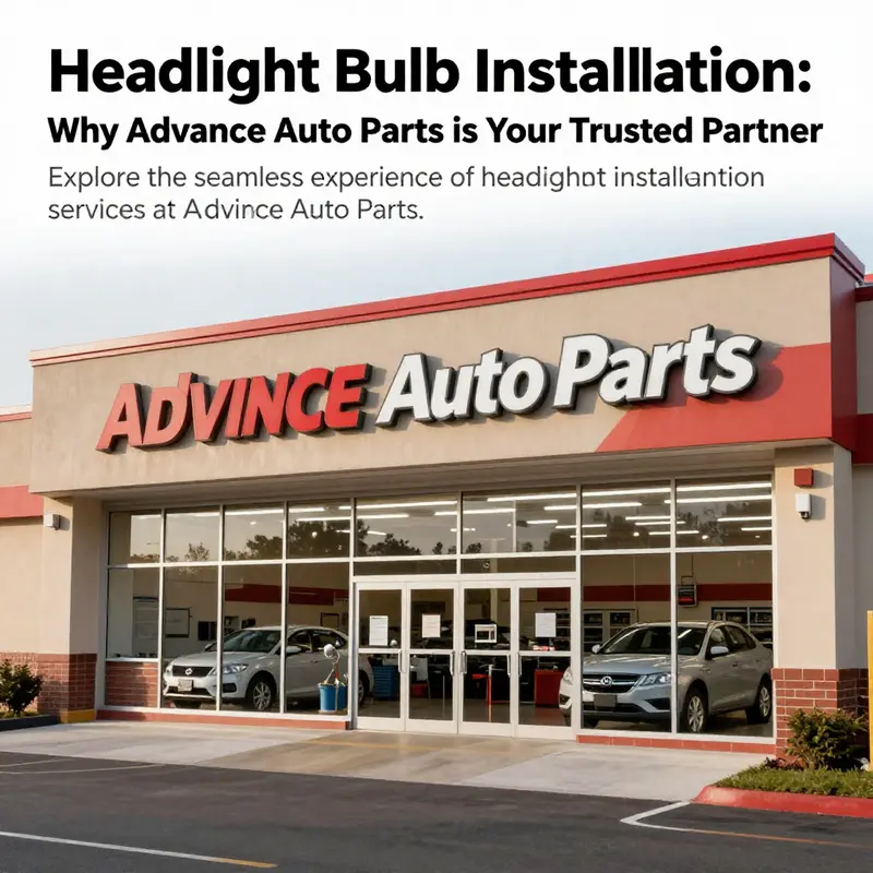 The exterior view of an Advance Auto Parts store showcasing its accessible automotive services.