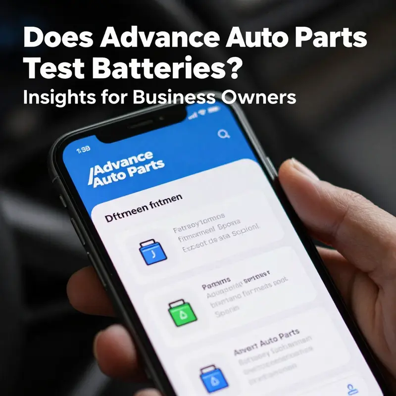 An employee conducting battery testing at Advance Auto Parts, ensuring quality service for customers.