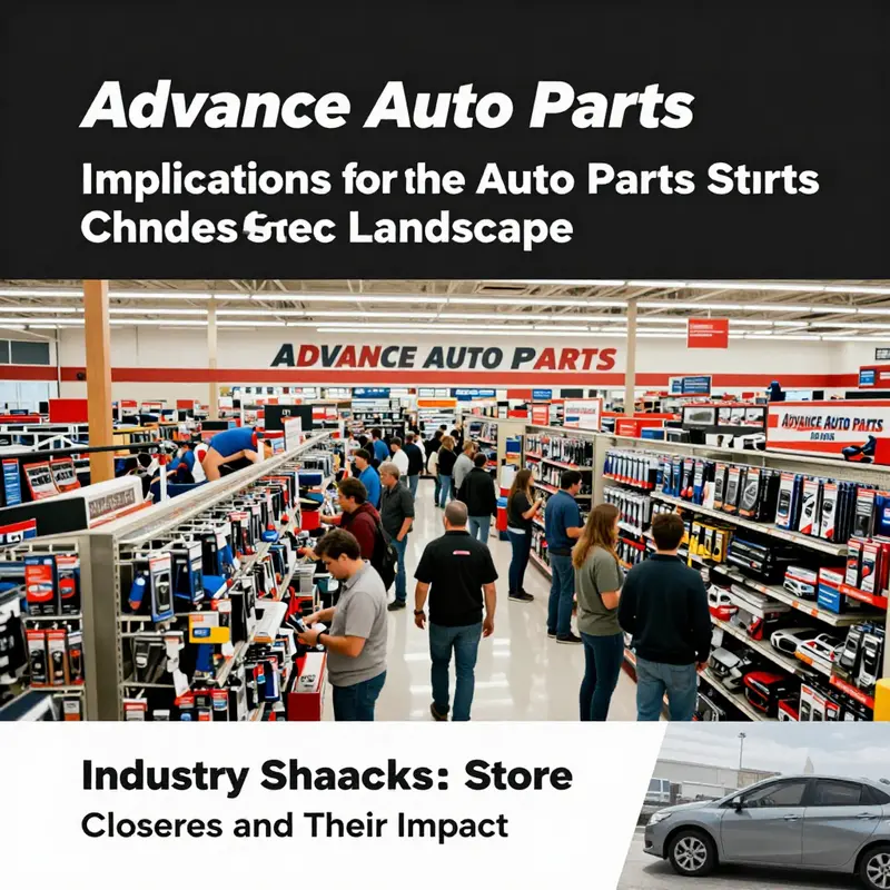 The Advance Auto Parts store, a leading retailer in the auto parts industry, facing significant closures.