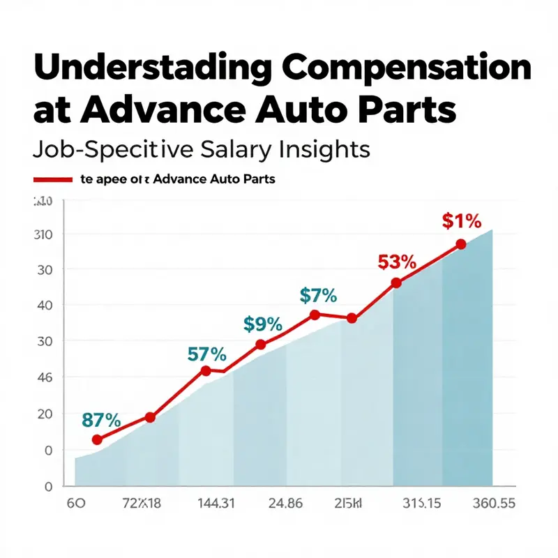 A visual representation of employee compensation in the automotive parts industry.