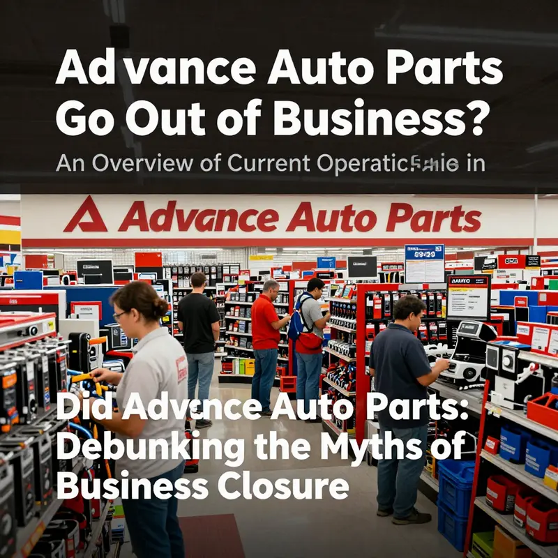 An active Advance Auto Parts store showcasing its ongoing operations.