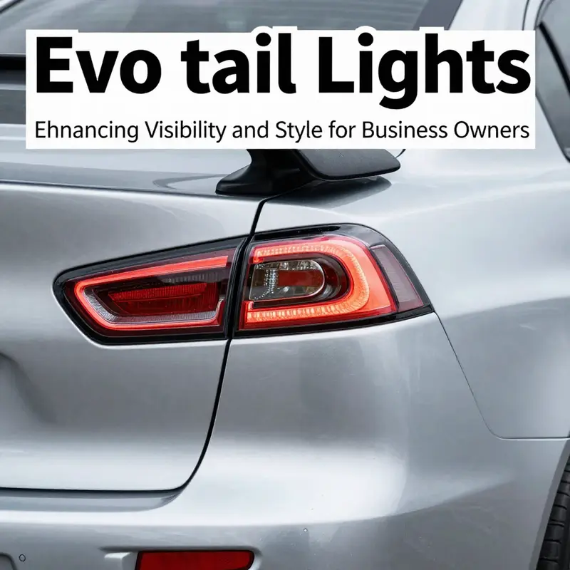 Aftermarket Evo tail lights provide customization options to enhance the vehicle’s aesthetic appeal.