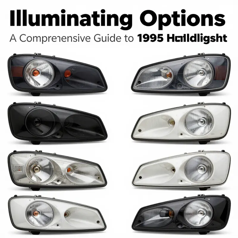 A range of stylish aftermarket headlight options for the 1995 Mitsubishi 3000GT.