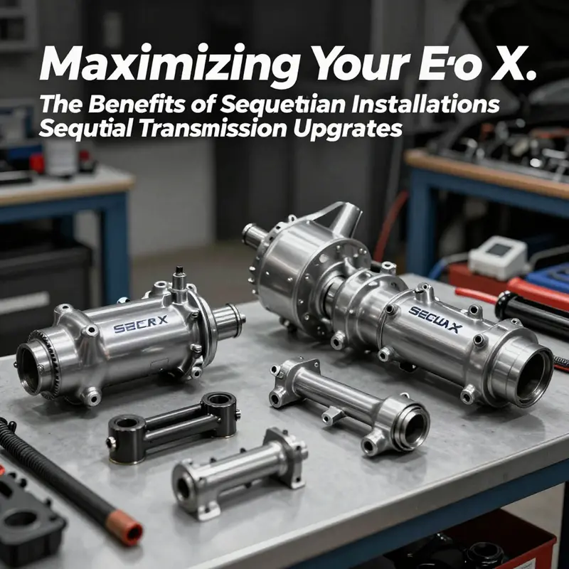 Variety of aftermarket components for Evo X sequential transmissions.