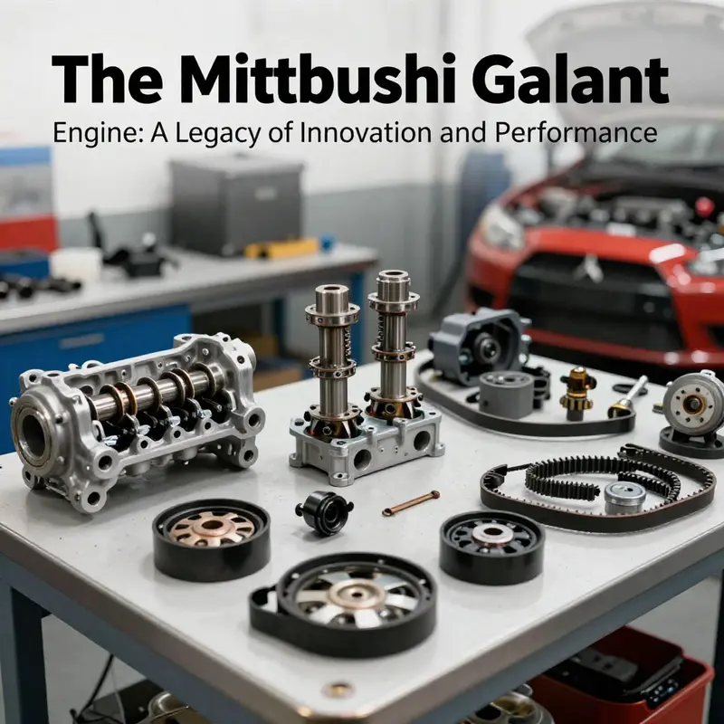 An early model of the Mitsubishi Galant revealing its classic engineering and performance-focused design.