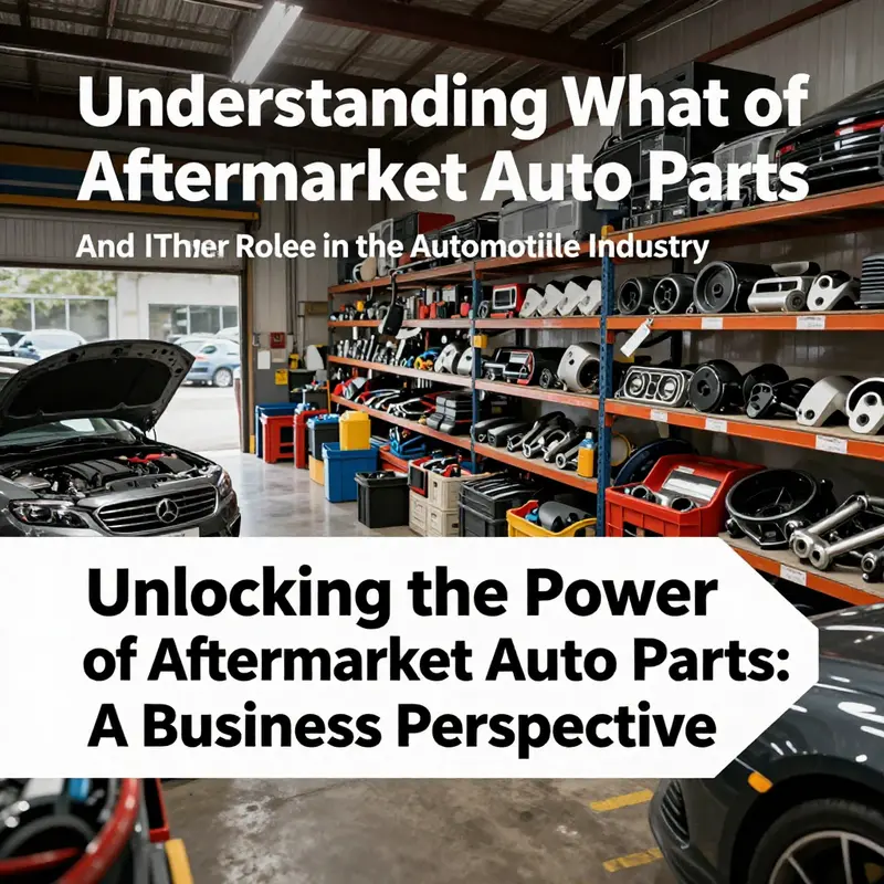 A variety of aftermarket auto parts available in a retail shop, showcasing their importance in the automotive industry.