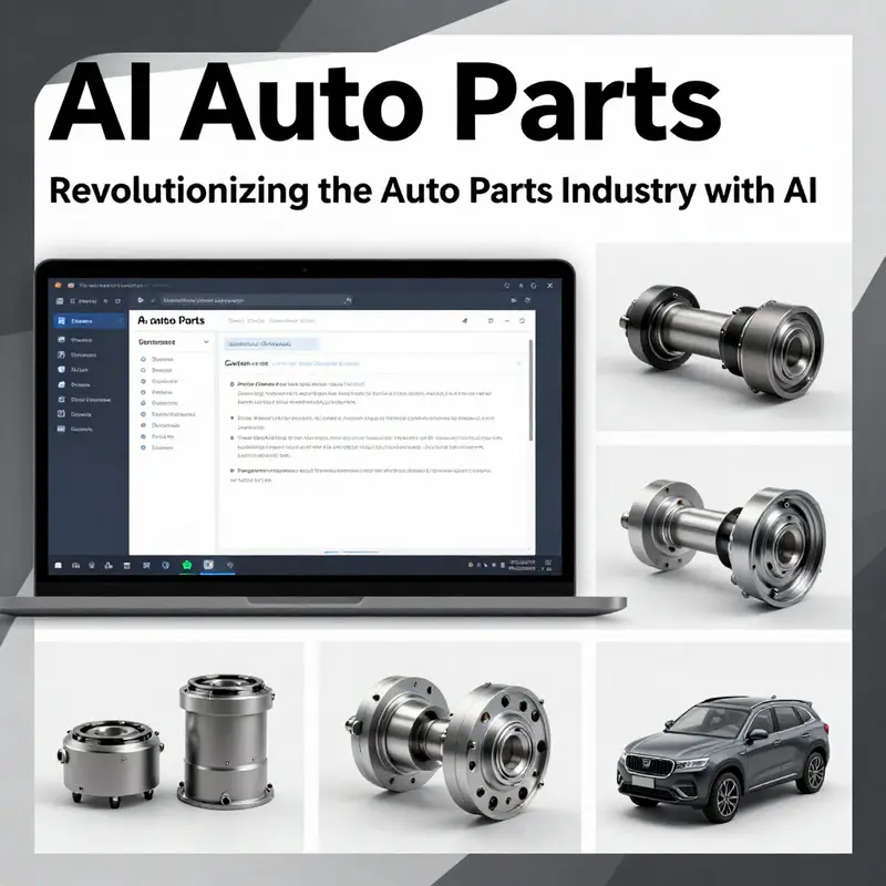 AI software automating the creation of detailed product descriptions for auto parts.