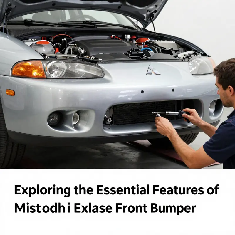 A variety of front bumpers compatible with the Mitsubishi Eclipse models, emphasizing the choice available for customers.