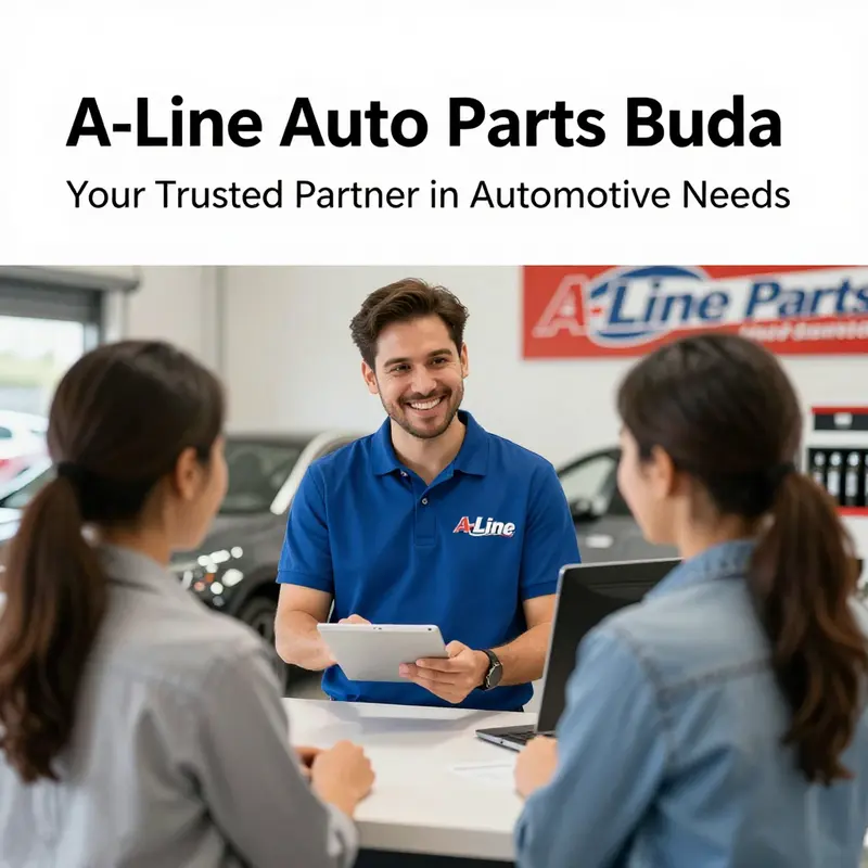 A-Line Auto Parts in Buda, Texas, conveniently located for easy access.