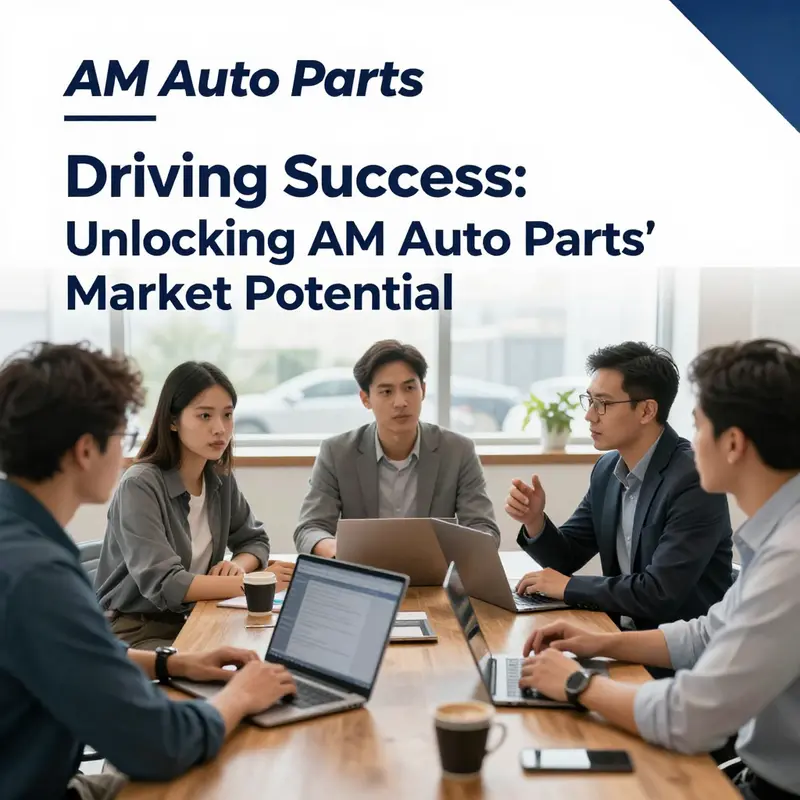 AM Auto Parts headquarters showcases a strong corporate identity in the automotive market.