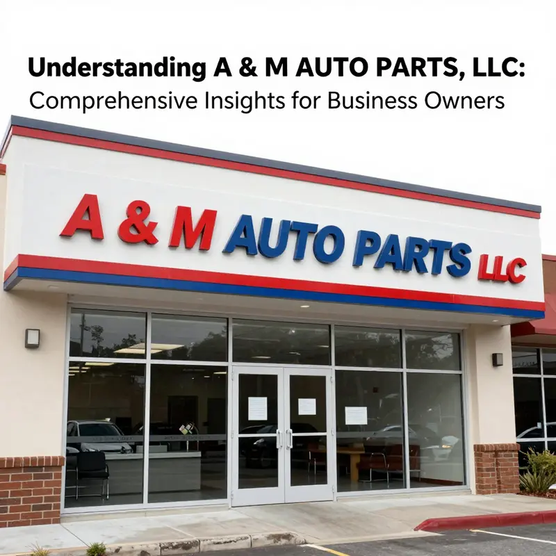 The exterior view of A & M AUTO PARTS, LLC, highlighting the authoritative presence in the auto parts industry.
