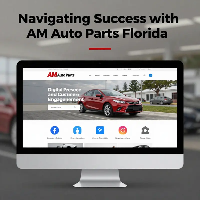 AM Auto Parts’ welcoming exterior, inviting customers to explore their offerings.