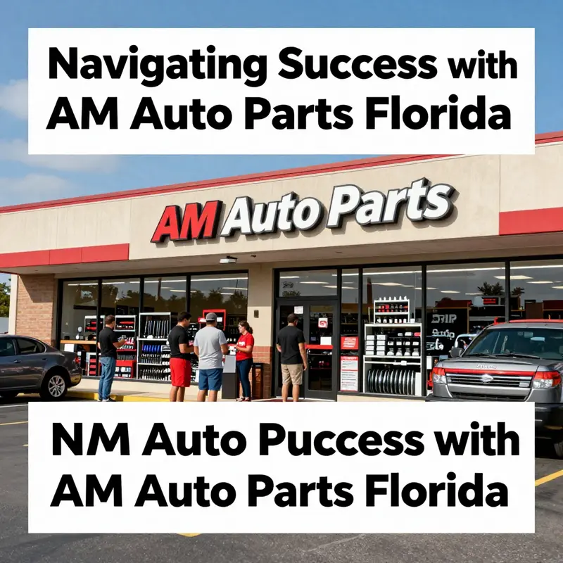 AM Auto Parts’ welcoming exterior, inviting customers to explore their offerings.