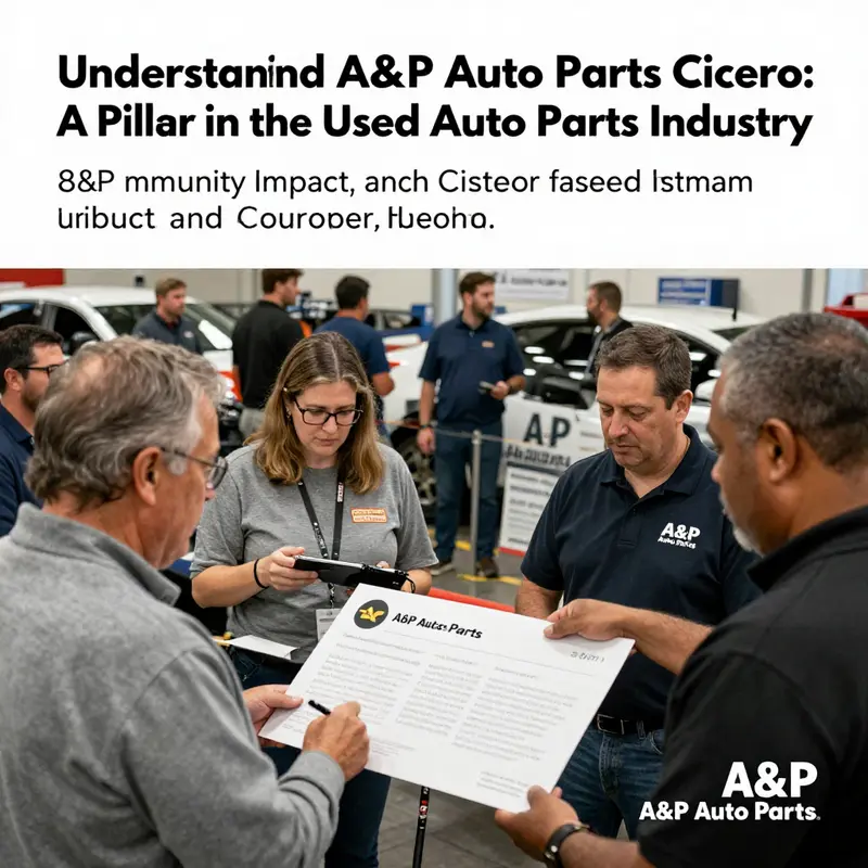 A visual timeline showcasing the growth and milestones of A&P Auto Parts Cicero over the years.