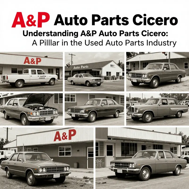 A visual timeline showcasing the growth and milestones of A&P Auto Parts Cicero over the years.