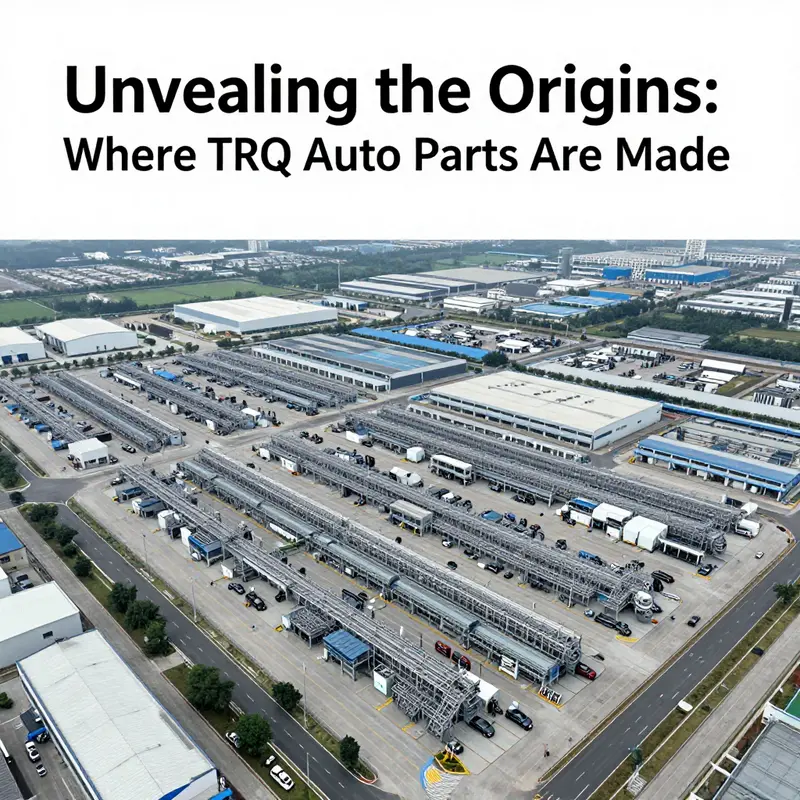 A vibrant look inside a TRQ Auto Parts manufacturing facility where precision and efficiency drive production.