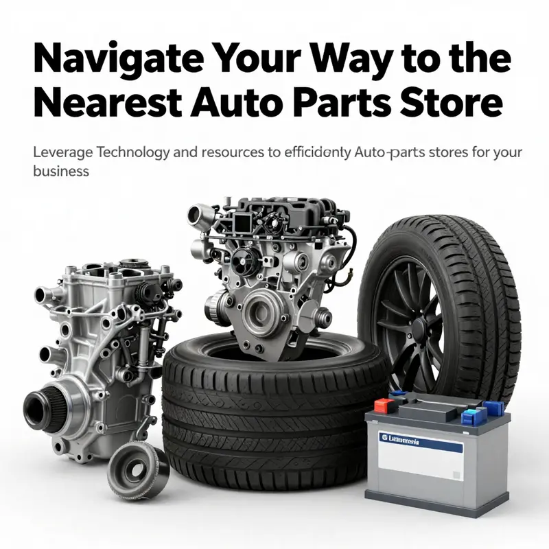 A diverse assortment of auto parts displayed, showcasing the variety needed for automotive repair and maintenance.