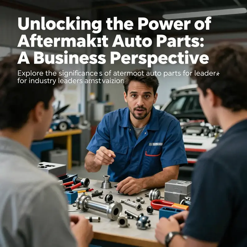 An automotive professional consulting a customer among various aftermarket parts, showcasing the relevant discussion about vehicle enhancements.
