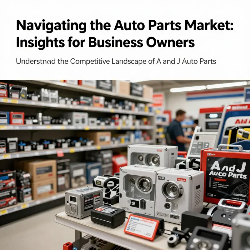 A diverse selection of automotive parts displayed in a retail setting.