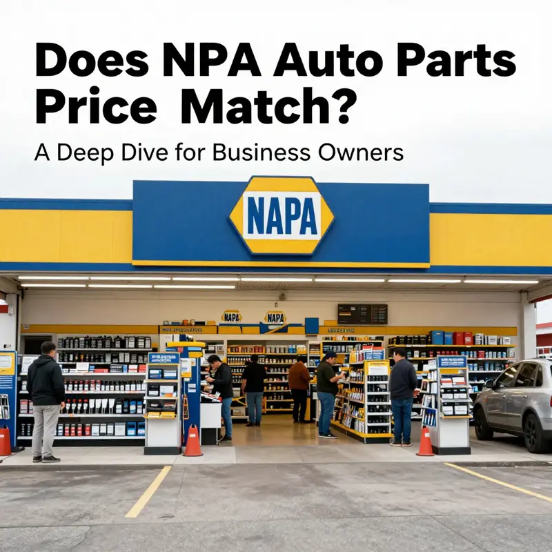 A busy automotive parts store showcasing NAPA Auto Parts products.
