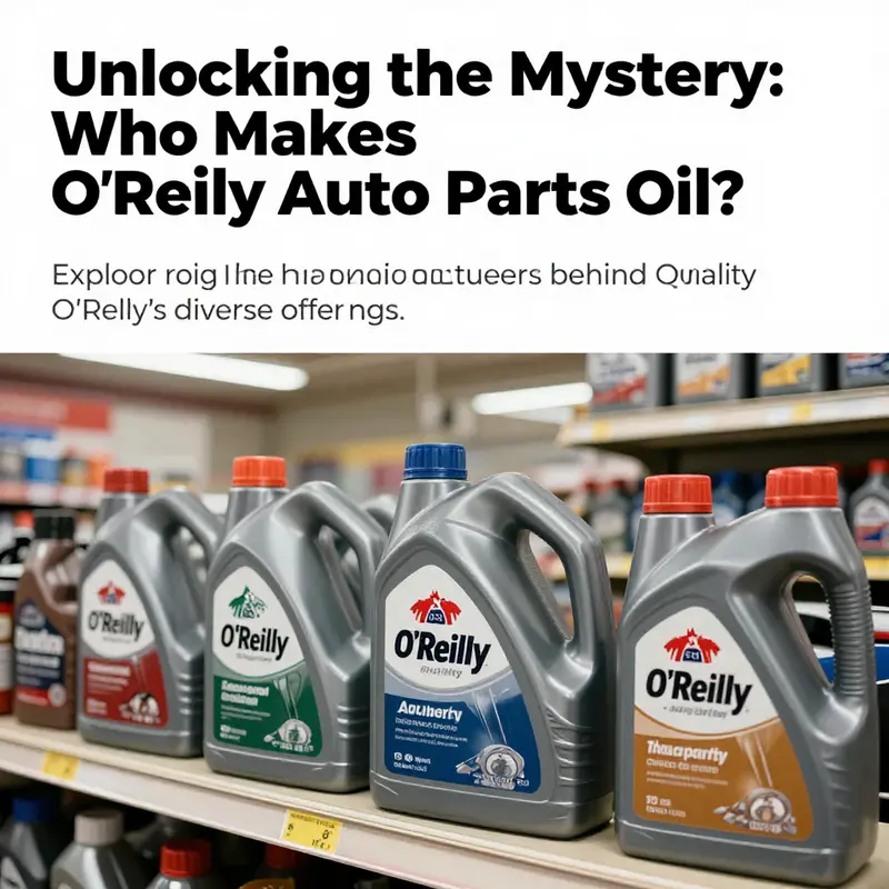 An automotive retail space displaying various brands of motor oils, illustrating the options provided by O'Reilly Auto Parts and third-party manufacturers.