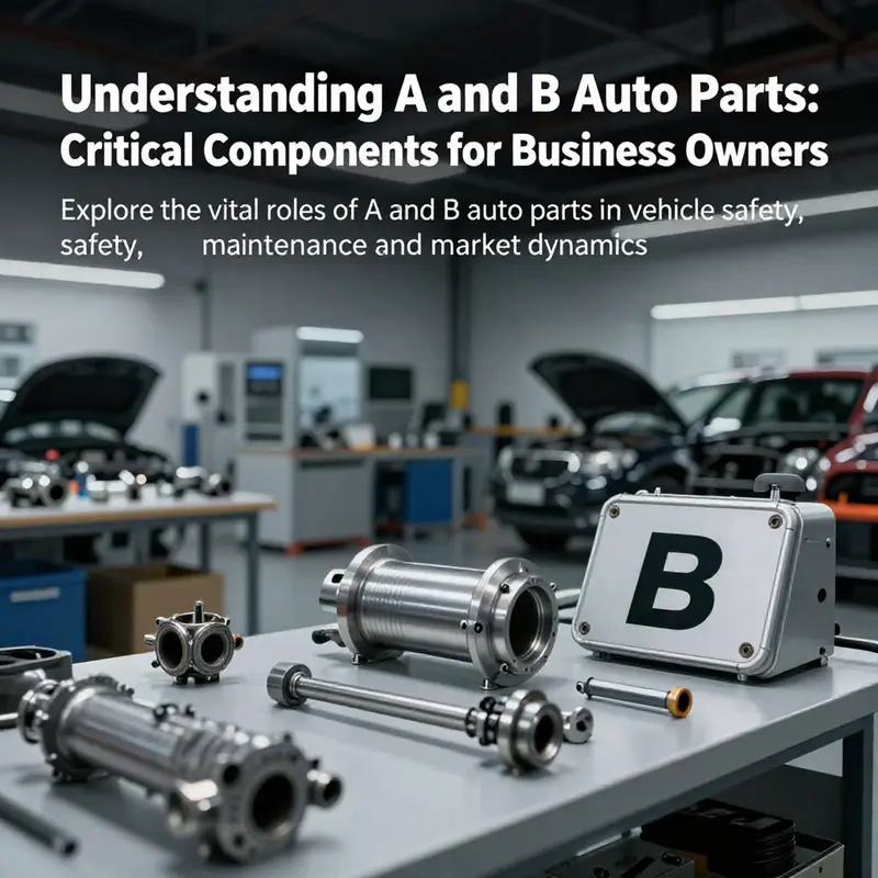 An automotive workshop filled with A and B class auto parts, reflecting a state-of-the-art service environment.