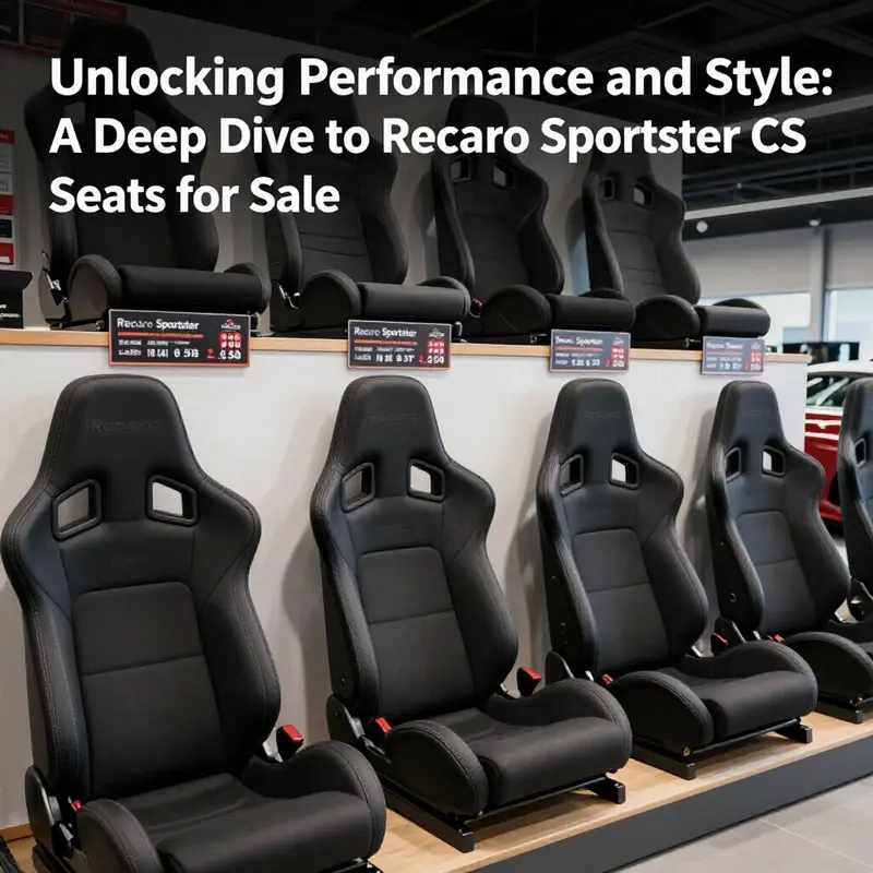 Overview of available Recaro Sportster CS seats for sale, showcasing pricing options.
