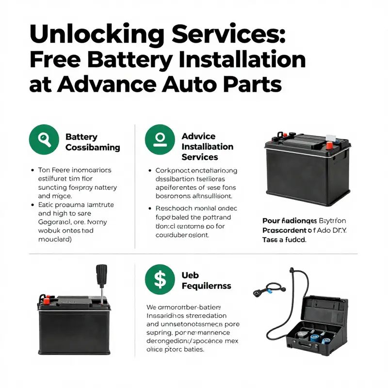 A mechanic at Advance Auto Parts performing a free battery installation.