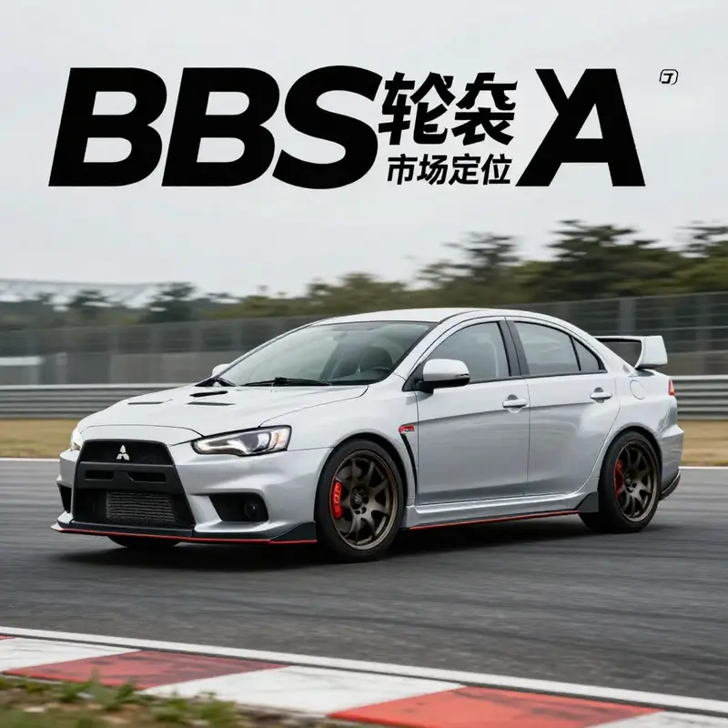 BBS rims prominently featured on a Mitsubishi Evo X, highlighting their integral role in performance and aesthetics.