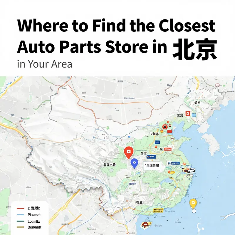 A glimpse into a busy auto parts market in Beijing, showcasing a range of automotive components.