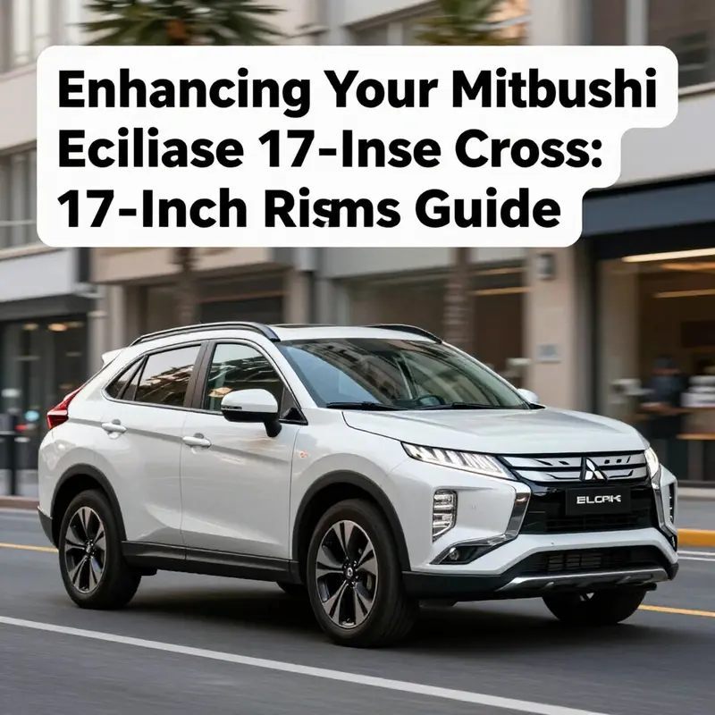 Technical specifications of the 17-inch rim for the Eclipse Cross.