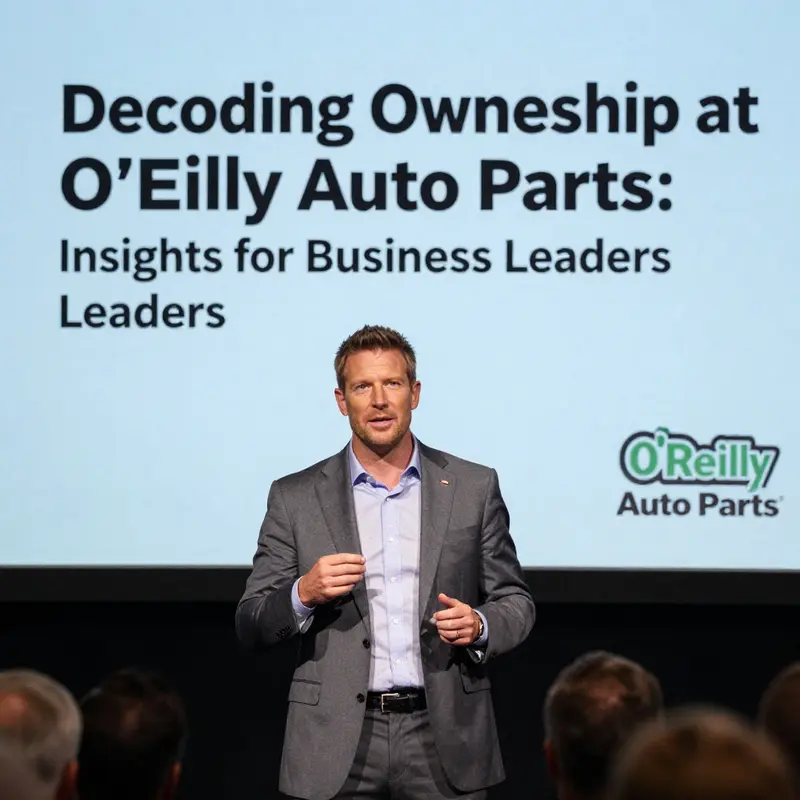 Ownership structure of O’Reilly Auto Parts highlighting family and institutional stakeholders.