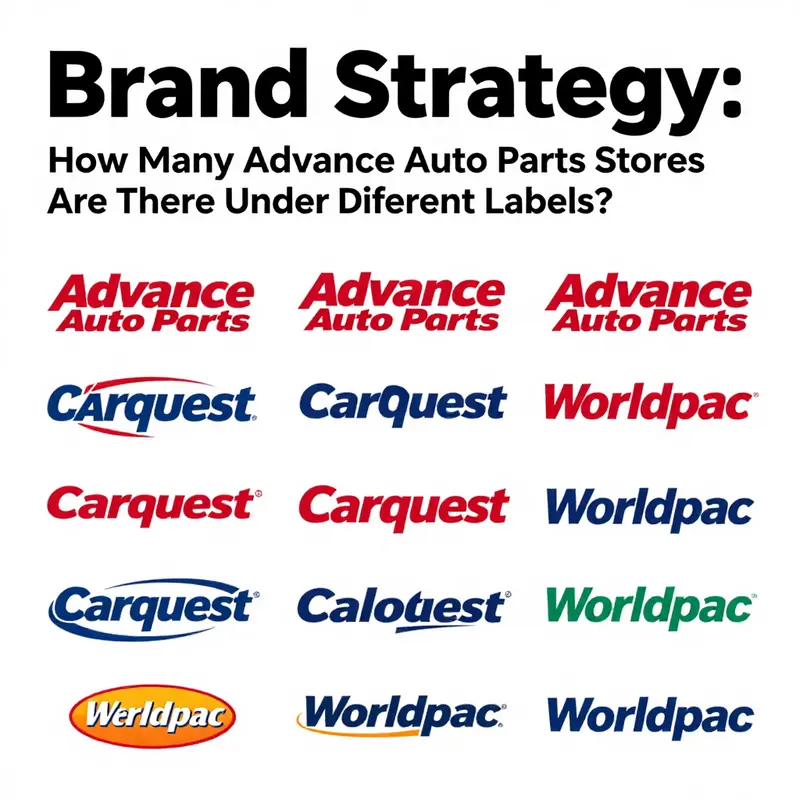 Map showcasing the geographical distribution of the 4,065 Advance Auto Parts locations in the U.S.