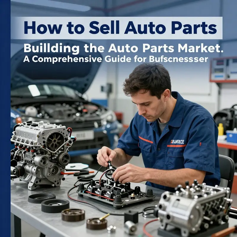 An automotive technician enhances product knowledge through hands-on training, crucial for effective auto parts sales.
