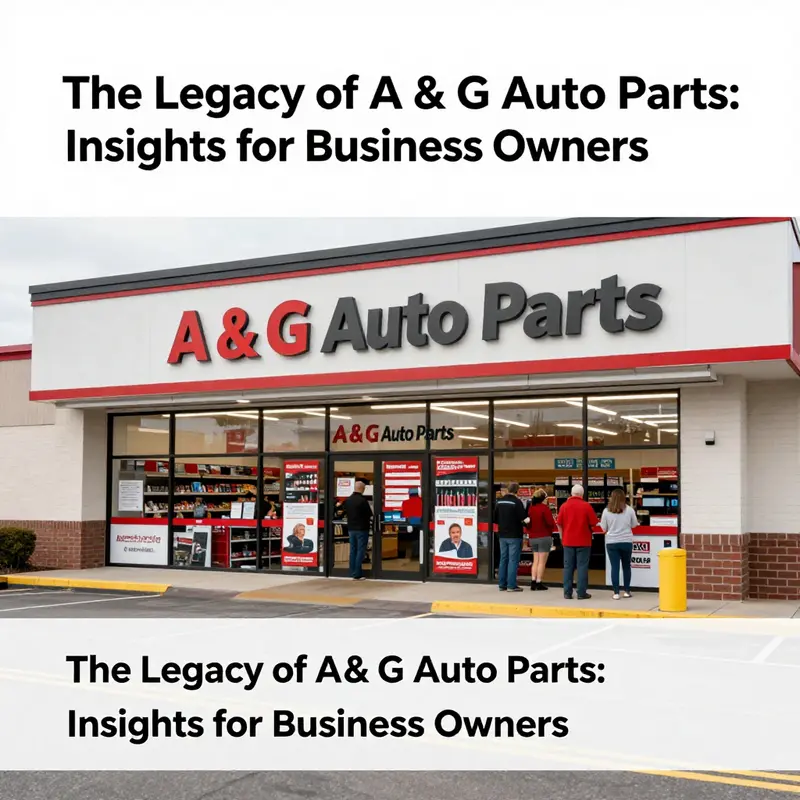 A visual representation of the historical milestones of A & G Auto Parts showcases its legacy in the automotive industry.