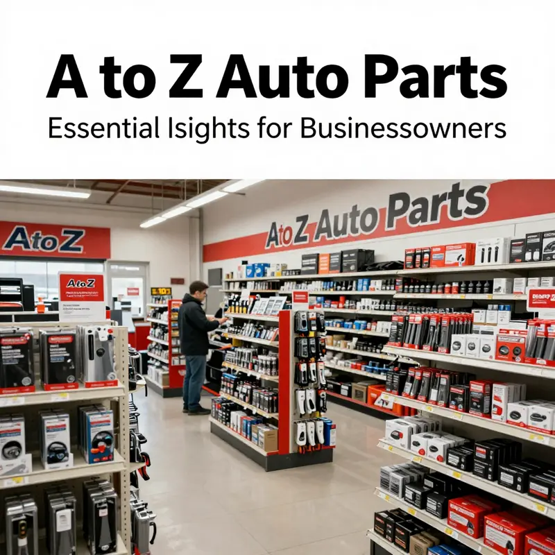 A view of A to Z Auto Parts highlighting their extensive inventory of used auto parts available for purchase.