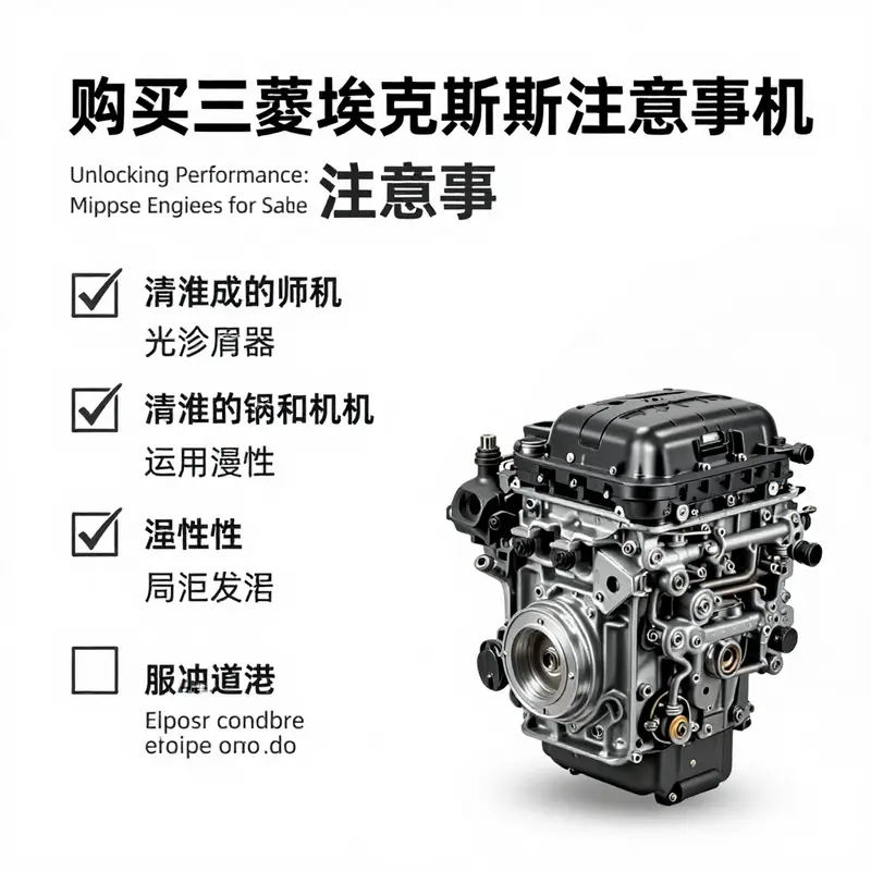 A collection of Mitsubishi Eclipse engines available for sale, representing various years and models.