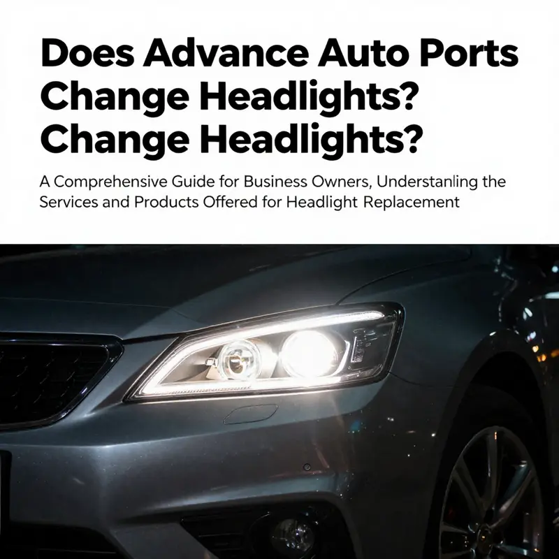 A nighttime scene of a car with its headlights on, highlighting the crucial role of functional headlights in safe driving.