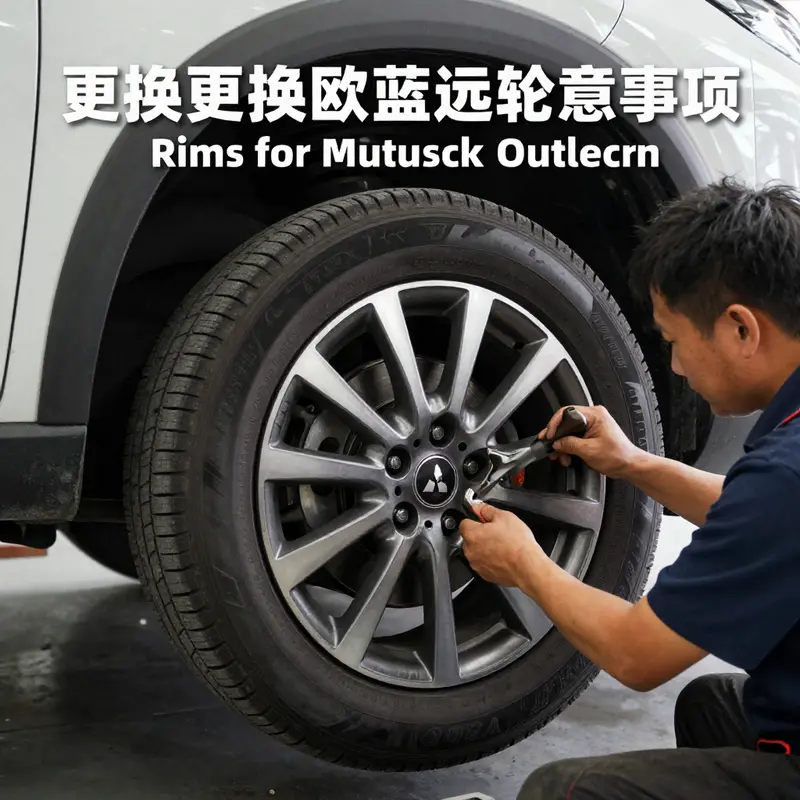 An OEM rim tailored for Mitsubishi Outlander’s specifications, emphasizing design and compatibility.