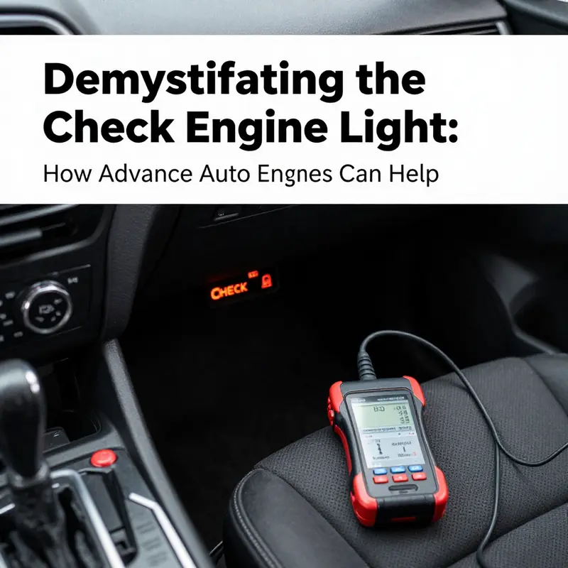 The Check Engine light illuminates a dashboard, indicating the need for diagnostic assessment.