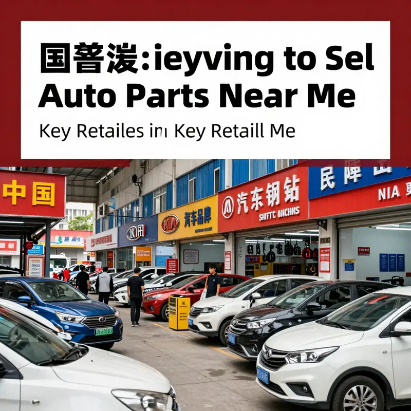 Auto parts retailers in China, emphasizing the diversity and specialization in automotive components.