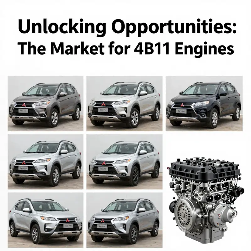 A look into the diverse offerings of 4B11 engines available on eBay, including pricing and shipping options.