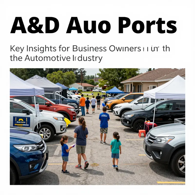 Comparison infographic of A&D Auto Parts and Advance Auto Parts illustrating key differences.