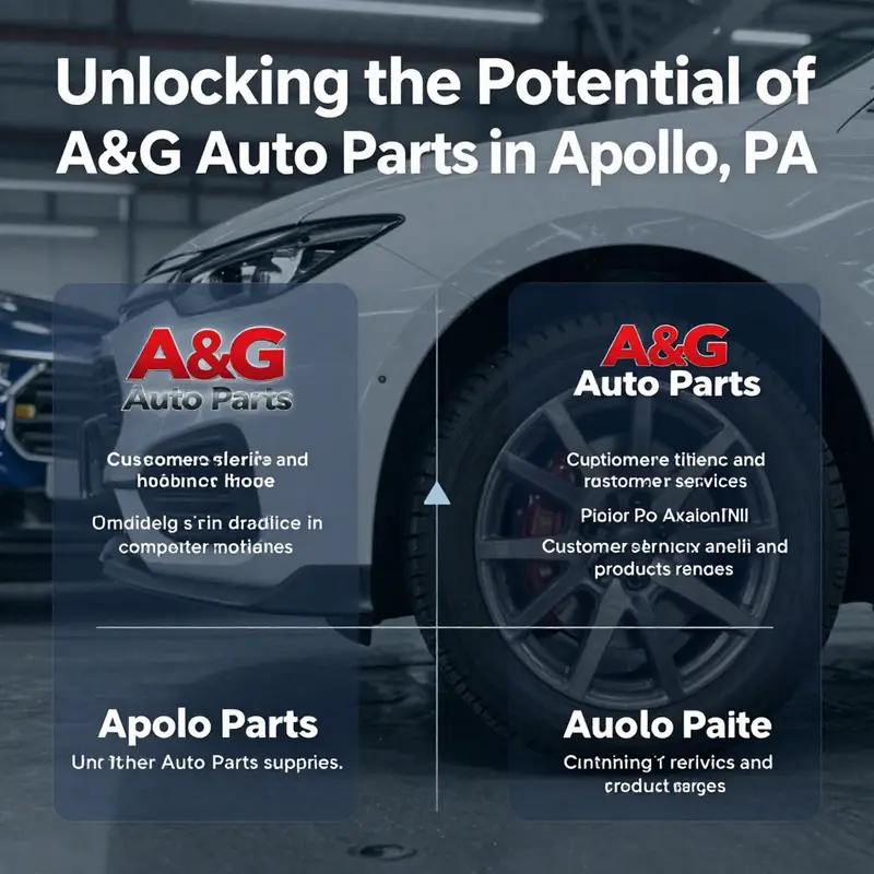 A view of A&G Auto Parts showcasing their extensive range of vehicle components.