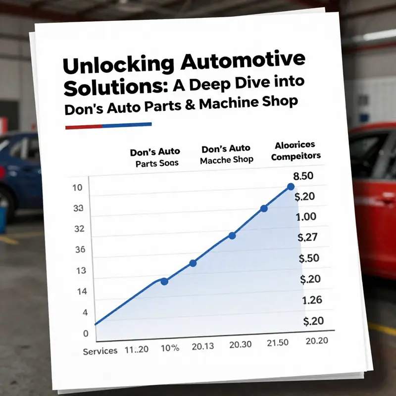 Diverse offerings at Don’s Auto Parts & Machine Shop, showcasing a wide range of automotive parts and tools.