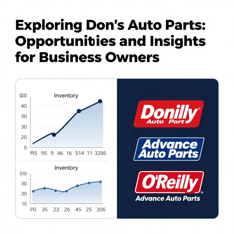 A visual representation of a busy auto parts store encapsulating the market presence that companies like Don’s could achieve.